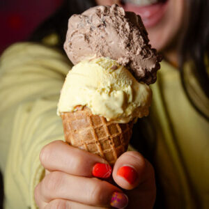 Helado doble