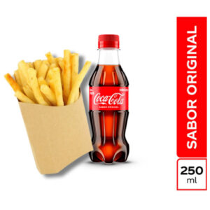 Papas y gaseosa 250ml