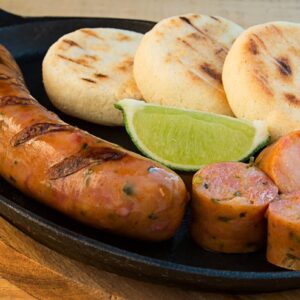 Chorizo Con Arepa